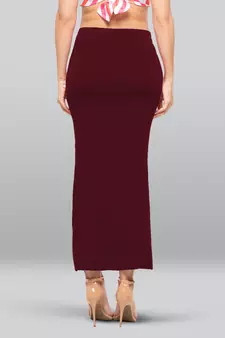 Lyra Women Saree Shapewear Maroon Colour Plus Size Pack of 1