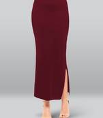 Lyra Women Saree Shapewear Maroon Colour Free Size Pack of 1