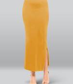 Lyra Women Saree Shapewear Mustard Colour Free Size Pack of 1