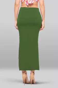 Lyra Women Saree Shapewear Moss Colour Free Size Pack of 1
