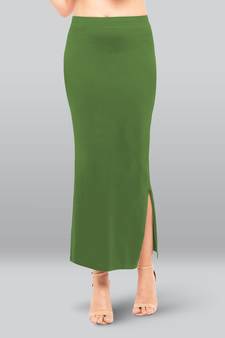 Lyra Women Saree Shapewear Moss Colour Plus Size Pack of 1