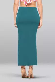 Lyra Women Saree Shapewear MZ.Green Colour Free Size Pack of 1
