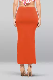 Lyra Women Saree Shapewear Orange Colour Plus Size Pack of 1