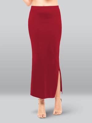 Lyra Women Saree Shapewear Parry Red Colour Free Size Pack of 1 1