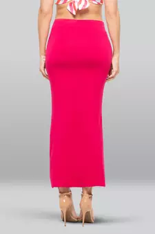 Lyra Women Saree Shapewear Romantic Rani Colour Free Size Pack of 1
