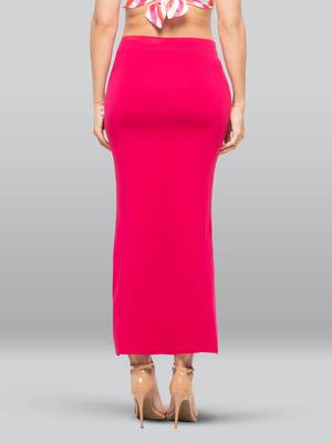 Lyra Women Saree Shapewear Romantic Rani Colour Plus Size Pack of 1 2