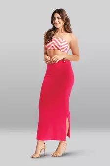 Lyra Women Saree Shapewear Romantic Rani Colour Plus Size Pack of 1