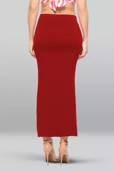 Lyra Women Saree Shapewear Red Colour Free Size Pack of 1