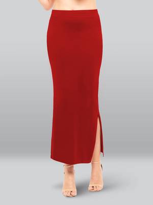 Lyra Women Saree Shapewear Red Colour Plus Size Pack of 1 1