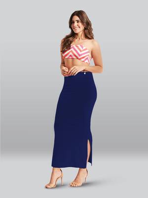 Lyra Women Saree Shapewear Royal Blue Colour Free Size Pack of 1 3