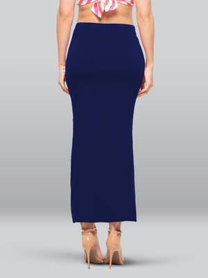 Lyra Women Saree Shapewear Royal Blue Colour Plus Size Pack of 1 2