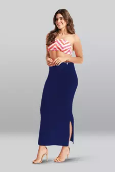 Lyra Women Saree Shapewear Royal Blue Colour Plus Size Pack of 1