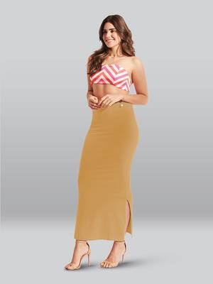 Lyra Women Saree Shapewear Yellow Colour Free Size Pack of 1 3