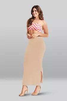 Lyra Women Saree Shapewear Skin Colour Free Size Pack of 1