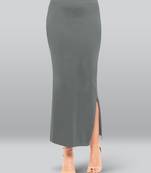 Lyra Women Saree Shapewear Smoke Grey Colour Free Size Pack of 1