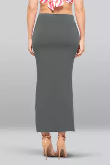 Lyra Women Saree Shapewear Smoke Grey Colour Plus Size Pack of 1