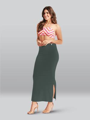Lyra Women Saree Shapewear Steel Grey Colour Plus Size Pack of 1 3