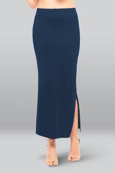 Lyra Women Saree Shapewear True Blue Colour Plus Size Pack of 1