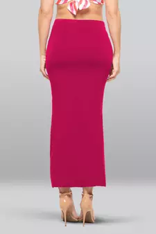 Lyra Women Saree Shapewear True Rani Colour Free Size Pack of 1