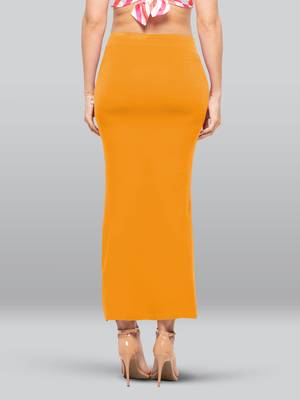 Lyra Women Saree Shapewear Turmeric Colour Free Size Pack of 1 2