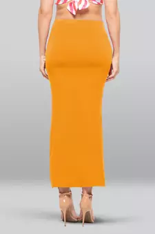 Lyra Women Saree Shapewear Turmeric Colour Free Size Pack of 1