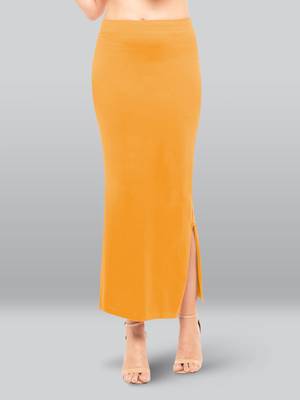 Lyra Women Saree Shapewear Turmeric Colour Plus Size Pack of 1 1