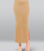 Lyra Women Saree Shapewear Wheat Colour Free Size Pack of 1