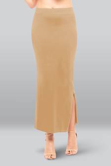Lyra Women Saree Shapewear Wheat Colour Plus Size Pack of 1