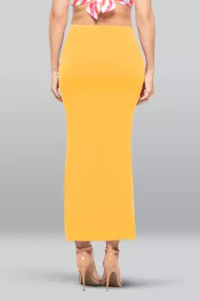 Lyra Women Saree Shapewear Yellow Colour Plus Size Pack of 1