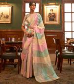 Kenzo Organza Party Wear Sequins Saree Collection