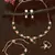 Rose Gold Plated Green Stone Embellished CZ Necklace 317FNN324