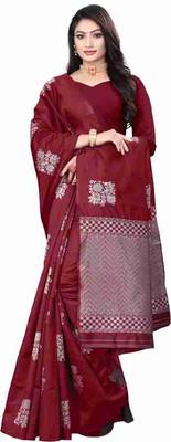 RED BEAUTIFUL SILK SAREE  3