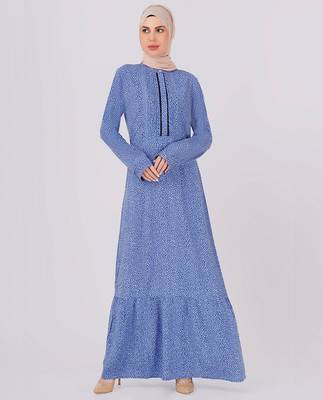 Premium Rayon Printed Abaya | SILK ROUTE | LENGTH 56 2