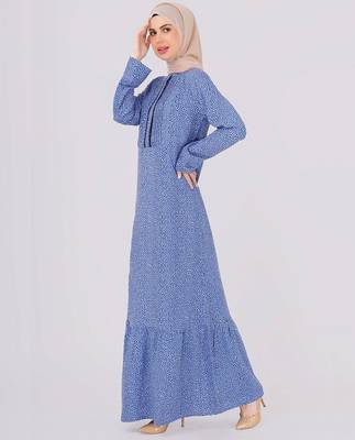 Premium Rayon Printed Abaya | SILK ROUTE | LENGTH 56 3