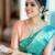 SKY BLUE BRIDAL BEAUTIFUL SAREE 