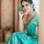 SKY BLUE BRIDAL BEAUTIFUL SAREE 