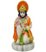 Chaque Decor  Hanuman Handpainted Idol For Success & Gifts/Pooja Room/Home Decoration