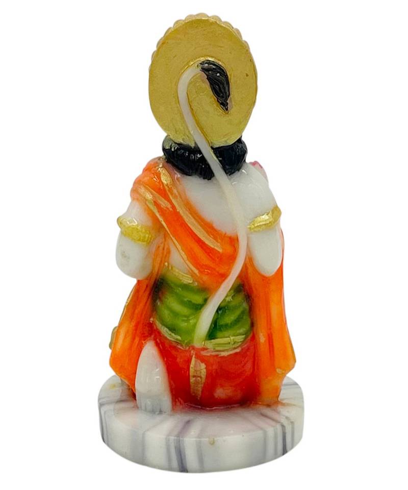 Chaque Decor  Hanuman Handpainted Idol For Success & Gifts/Pooja Room/Home Decoration