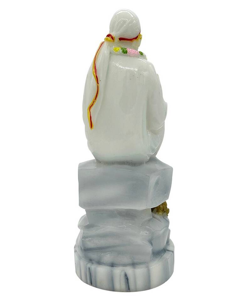 Chaque Decor  Sai Baba Handpainted Idol For Success & Gifts/Pooja Room/Home Decoration