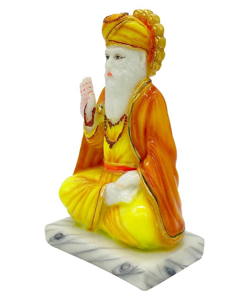 Chaque Decor  Guru Nanak Handpainted Idol For Success & Gifts/Pooja Room/Home Decoration