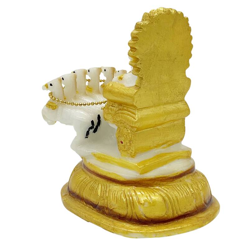 Chaque Decor  Surya Dev Handpainted Idol For Success & Gifts/Pooja Room/Home Decoration