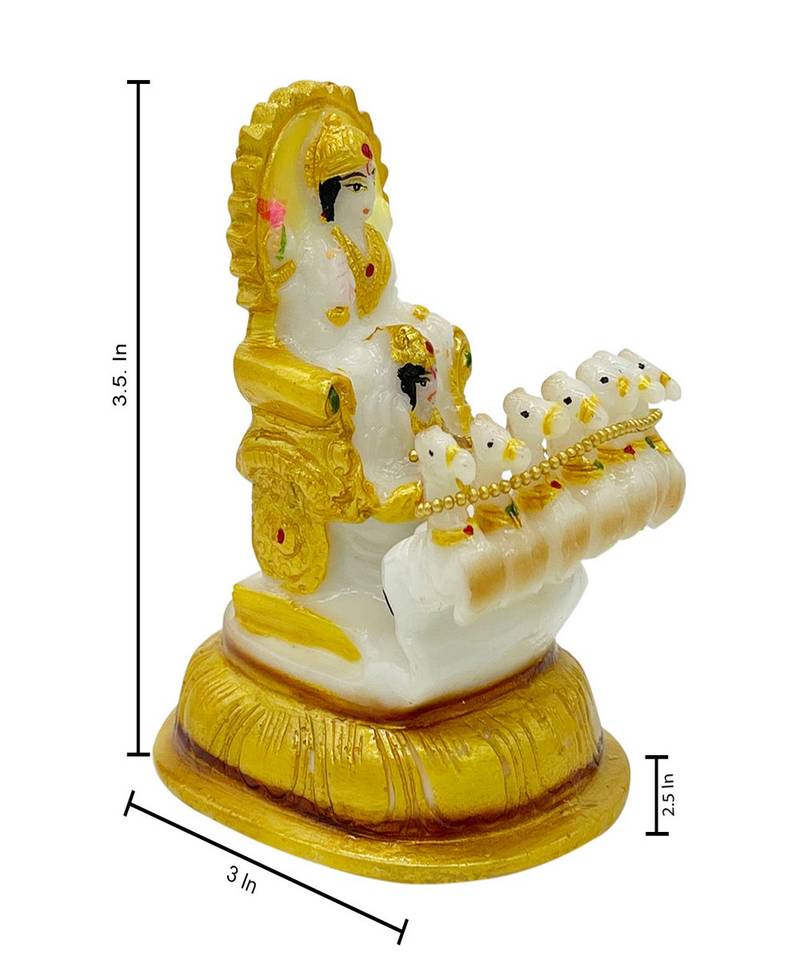Chaque Decor  Surya Dev Handpainted Idol For Success & Gifts/Pooja Room/Home Decoration