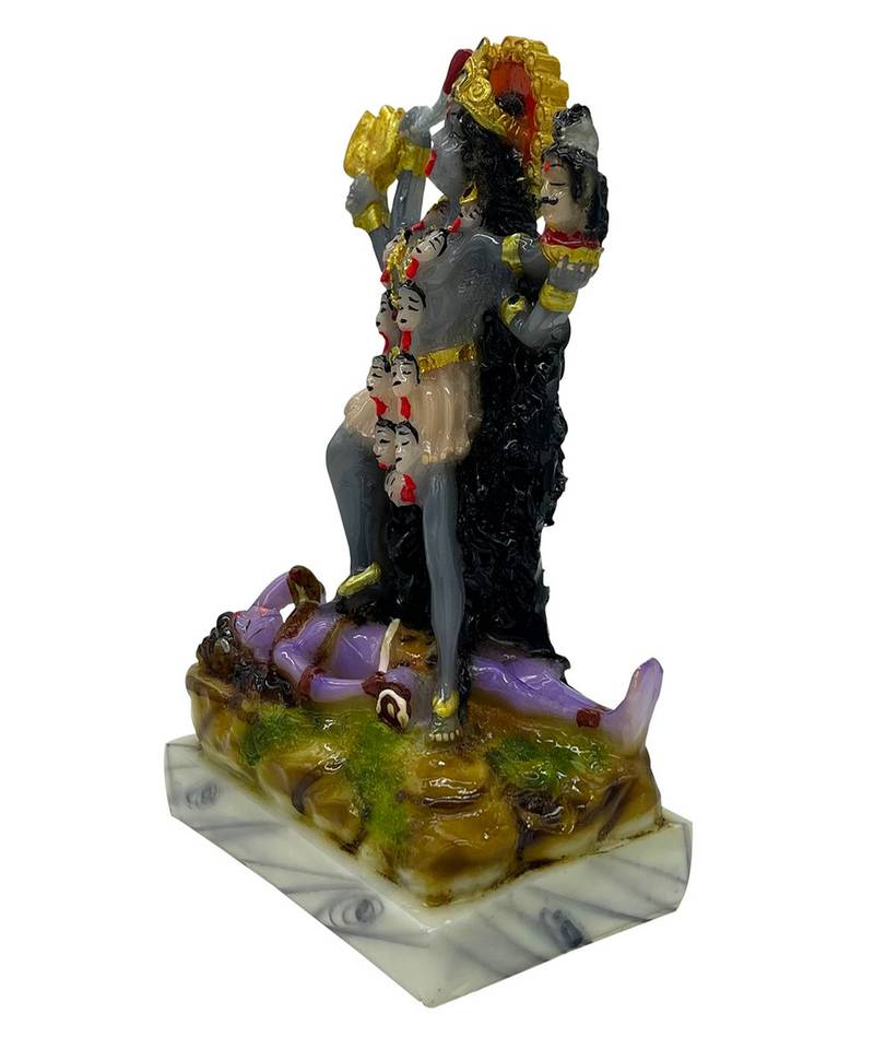 Chaque Decor  Kali Handpainted Idol For Success & Gifts/Pooja Room/Home Decoration