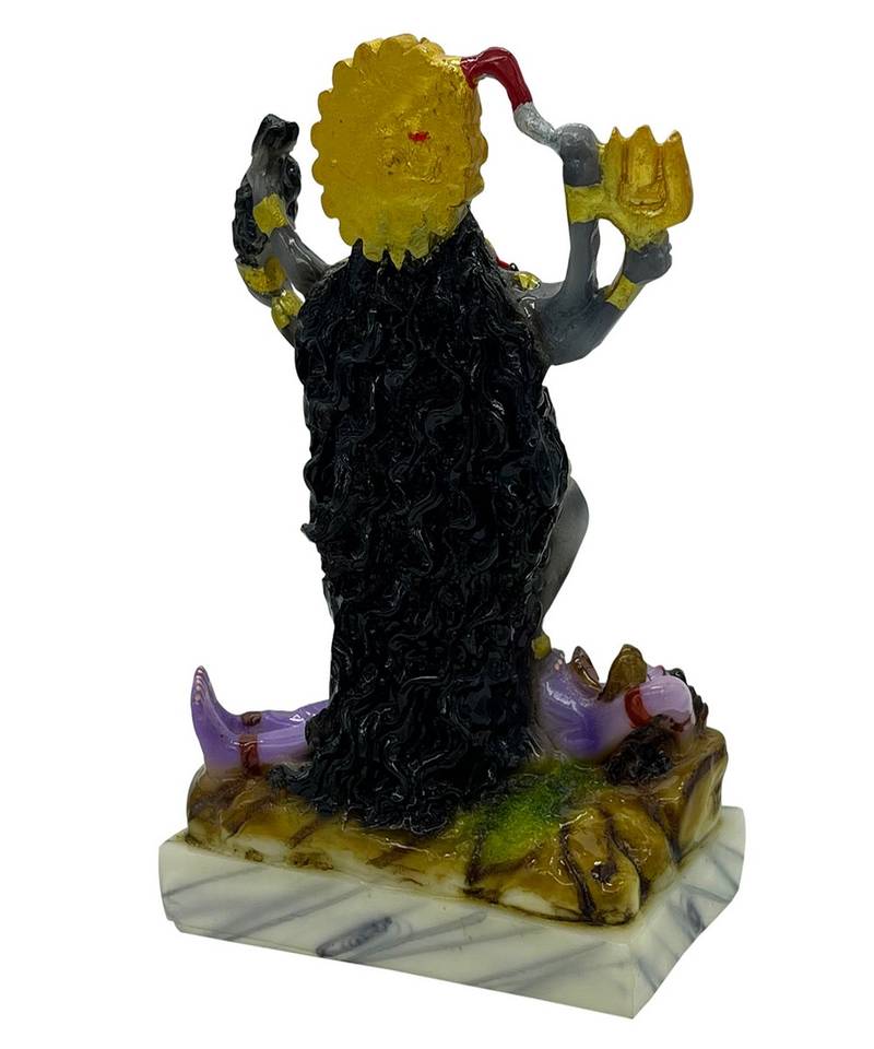 Chaque Decor  Kali Handpainted Idol For Success & Gifts/Pooja Room/Home Decoration