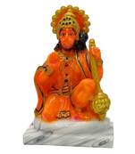 Chaque Decor  Hanuman Handpainted Idol For Success & Gifts/Pooja Room/Home Decoration