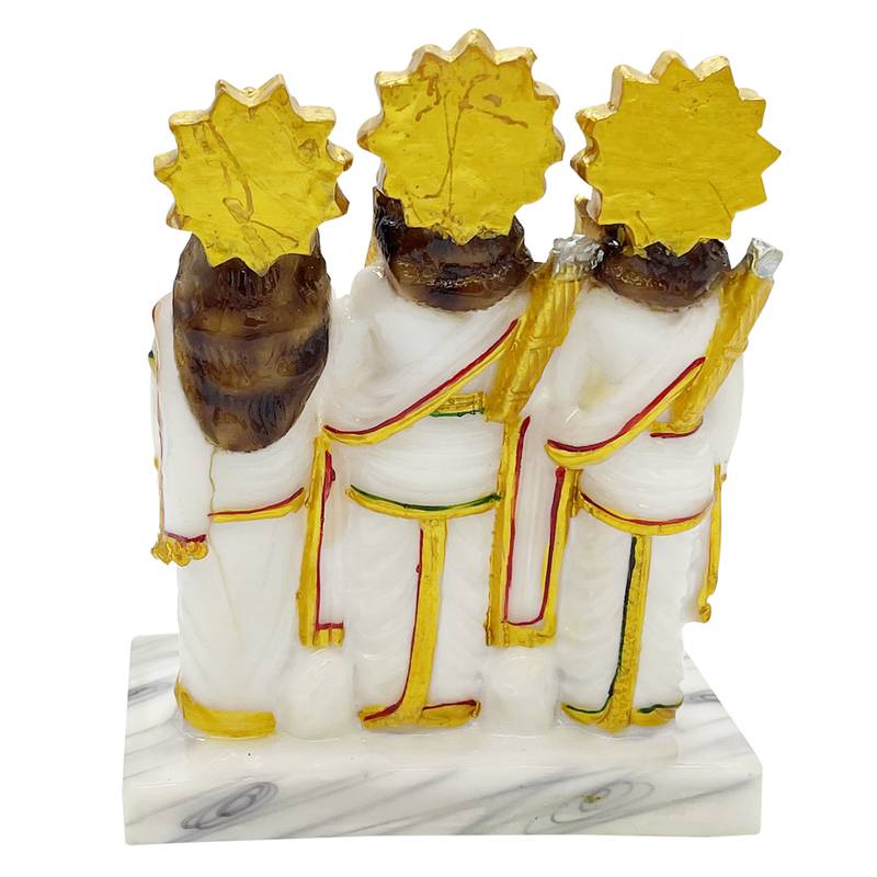 Chaque Decor  Ram Darbar Handpainted Idol For Success & Gifts/Pooja Room/Home Decoration