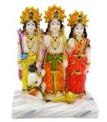 Chaque Decor  Ram Darbar Handpainted Idol For Success & Gifts/Pooja Room/Home Decoration