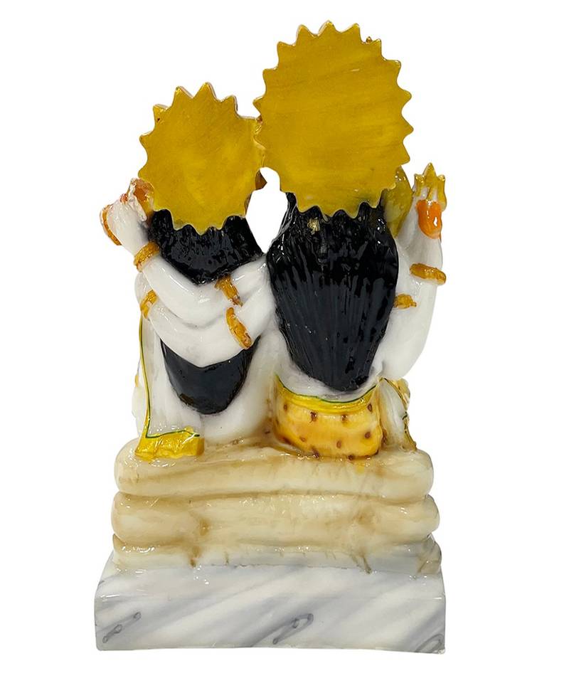Chaque Decor  Shiv Parivar Handpainted Idol For Success & Gifts/Pooja Room/Home Decoration
