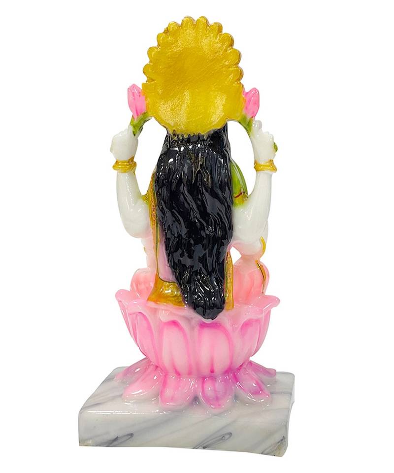 Chaque Decor  Laxmi Handpainted Idol For Success & Gifts/Pooja Room/Home Decoration