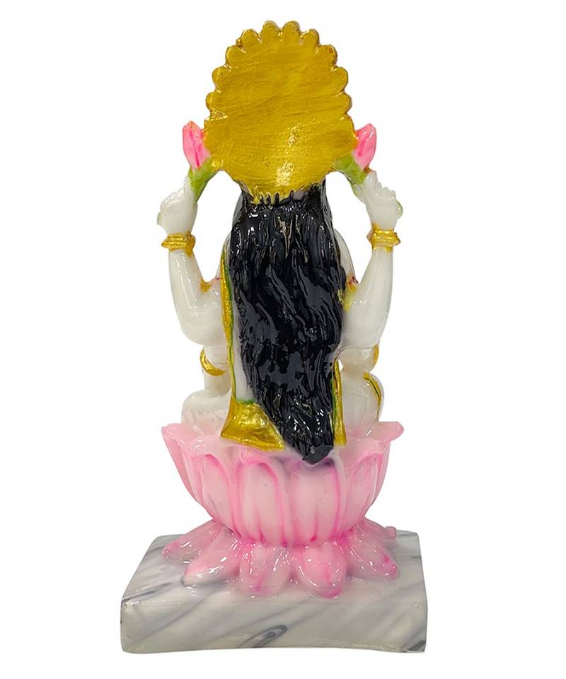 Chaque Decor  Laxmi Handpainted Idol For Success & Gifts/Pooja Room/Home Decoration